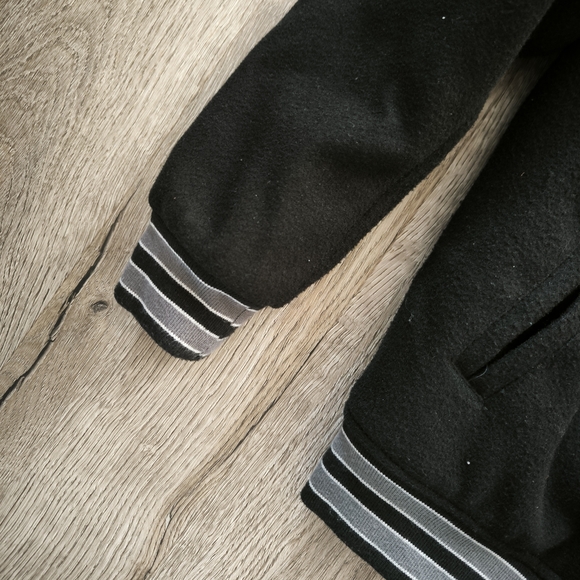 Black Varsity Jacket - Picture 2 of 7